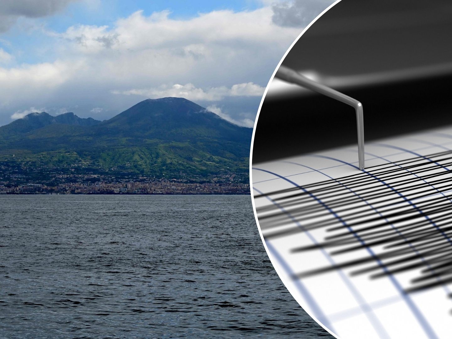 Der 1.281 Meter hohe Vesuv ist der Hausberg der Stadt mit mehr als 900.000 Einwohnern.