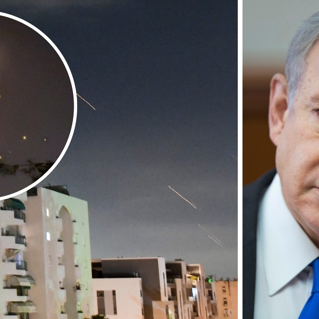 Mehr als 300 Drohnen und Raketen seien auf Israel abgefeuert worden.