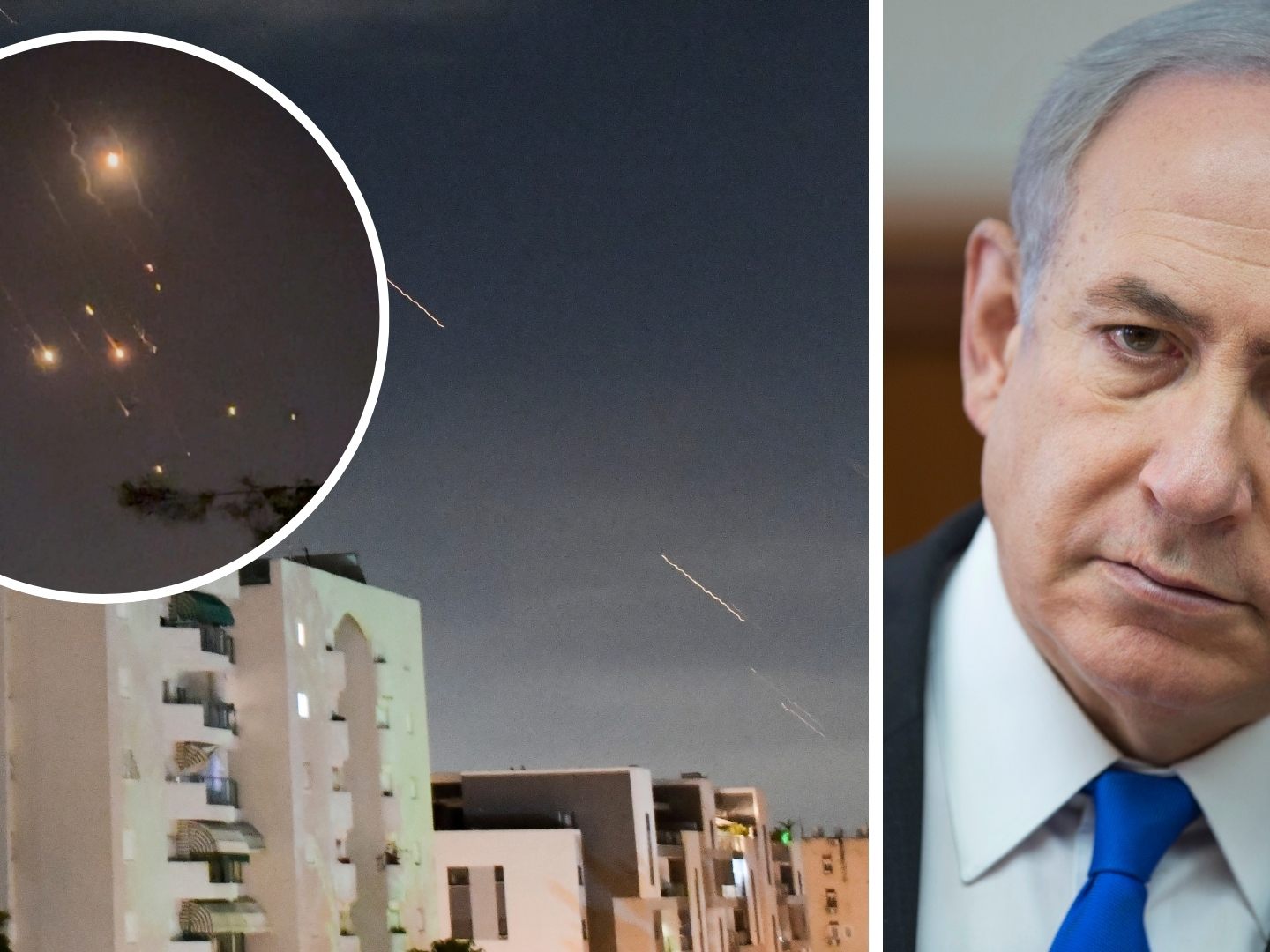 Mehr als 300 Drohnen und Raketen seien auf Israel abgefeuert worden.