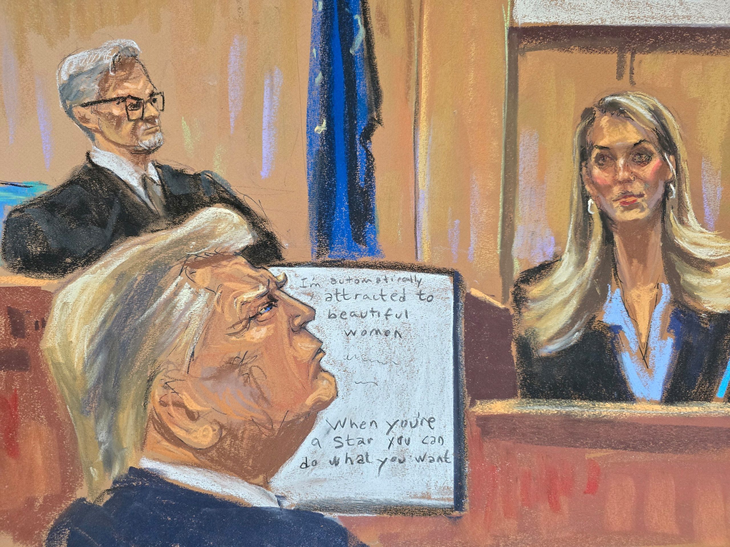 Ex-Trump-Sprecherin Hope Hicks brach vor Gericht in Tränen aus.