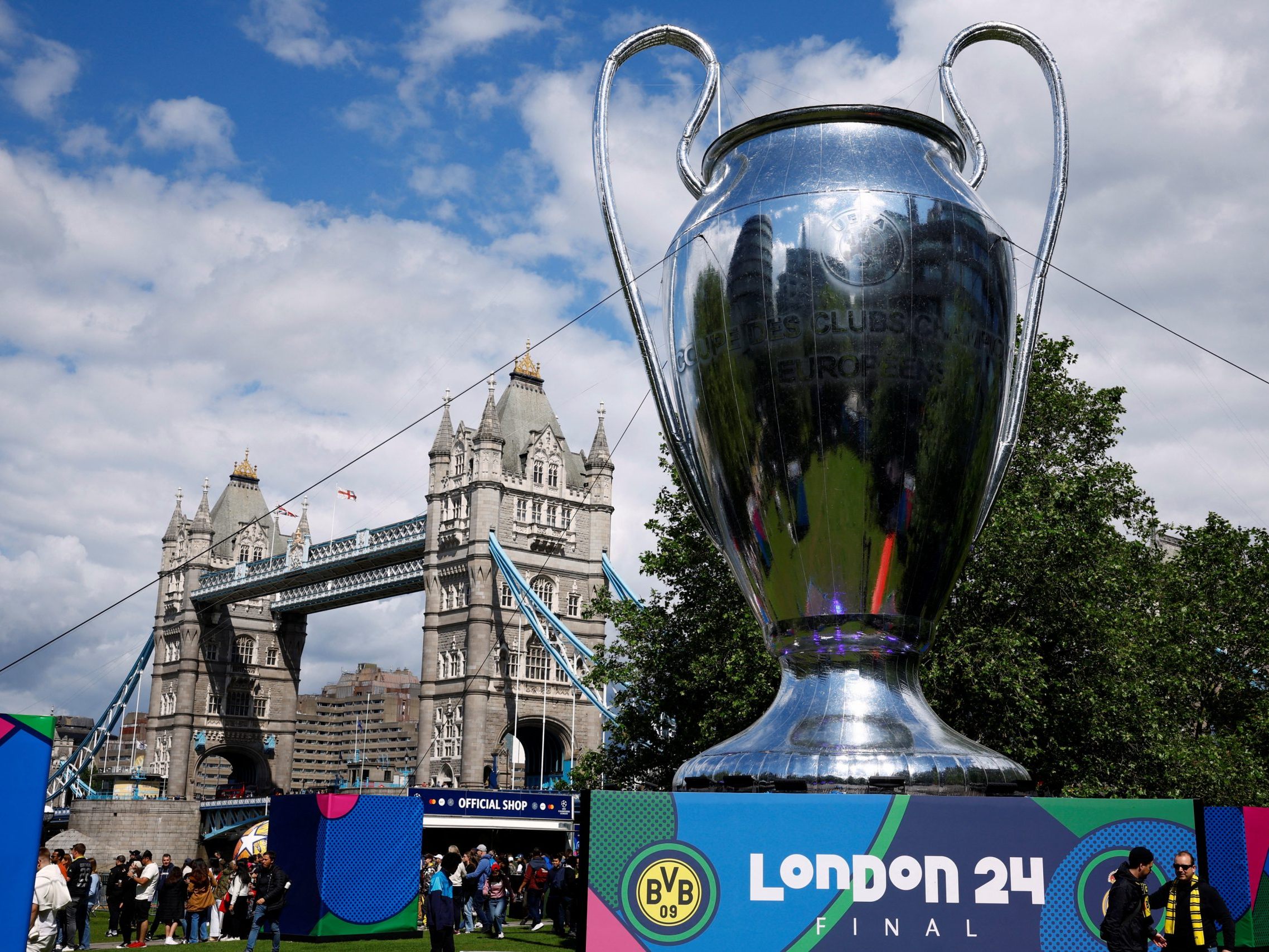 London ist bereit für den Kampf um die begehrteste Trophäe im Klubfußball London ist bereit für den Kampf um die begehrteste Trophäe im Klubfußball