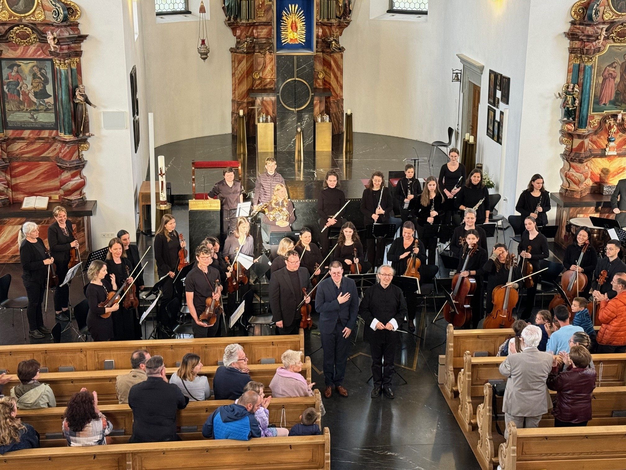 Die Sinfonietta Lustenau gastierte in der Basilika Maria Bildstein.