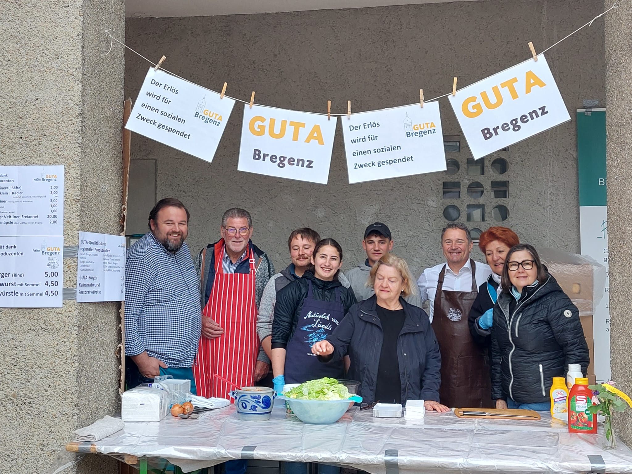 Grill Team und Helfer:innen / GUTA Bregenz Grill Team und Helfer:innen / GUTA Bregenz