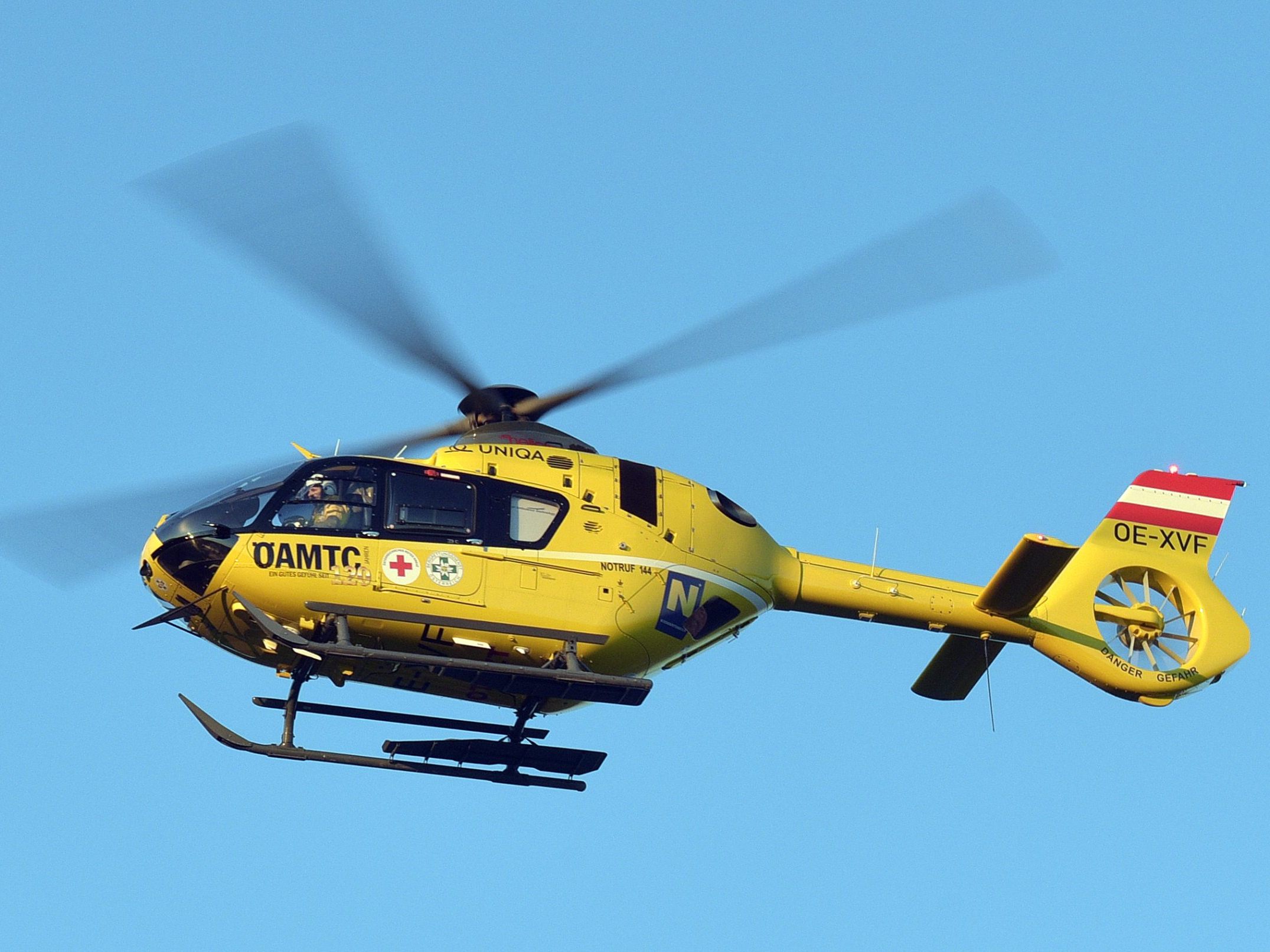 Der Schwerverletzte wurde vom Hubschrauber ins Krankenhaus geflogen.