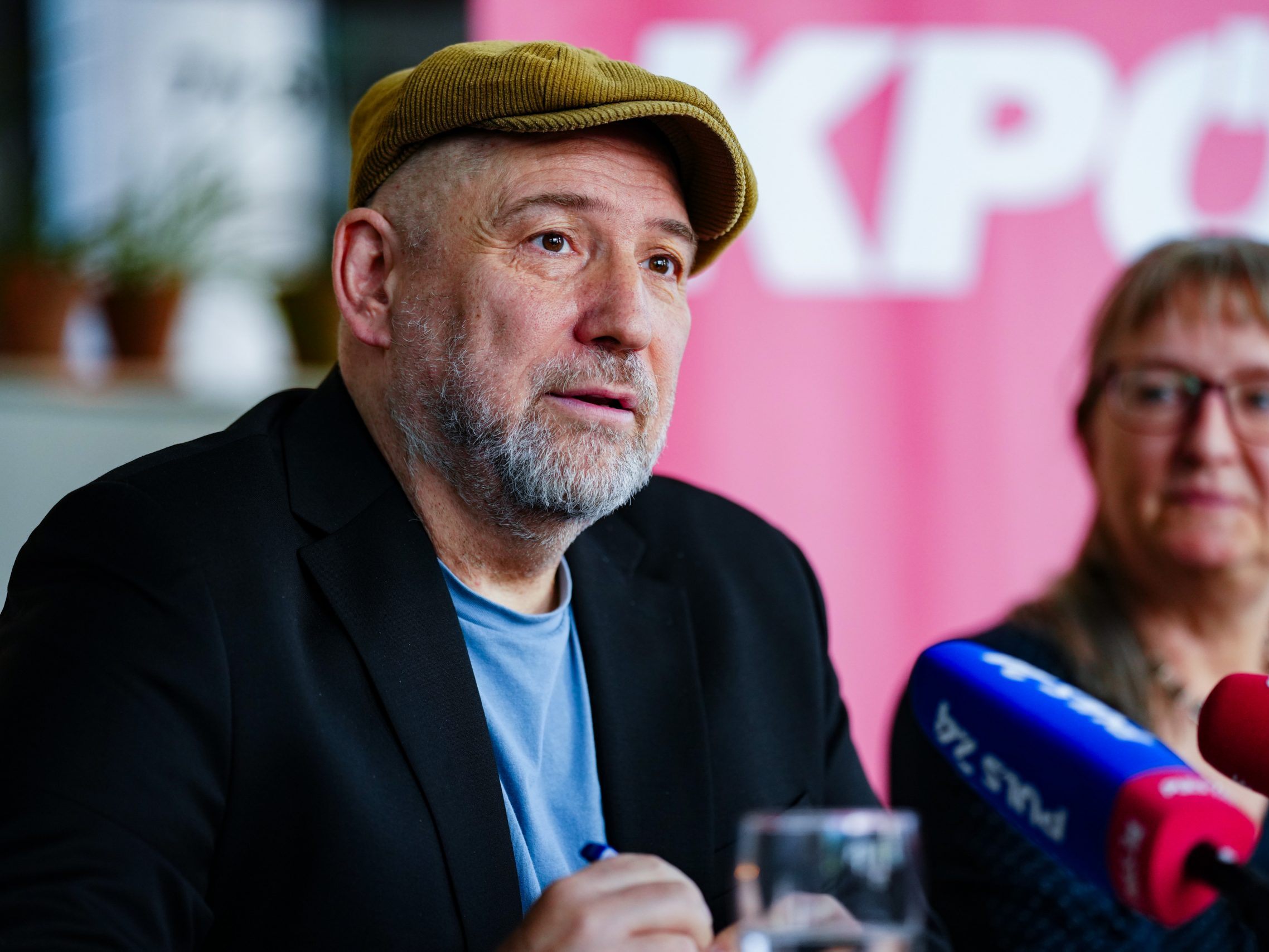 Die KPÖ präsentierte ihr Wahlprogramm für die EU-Wahl 2024.