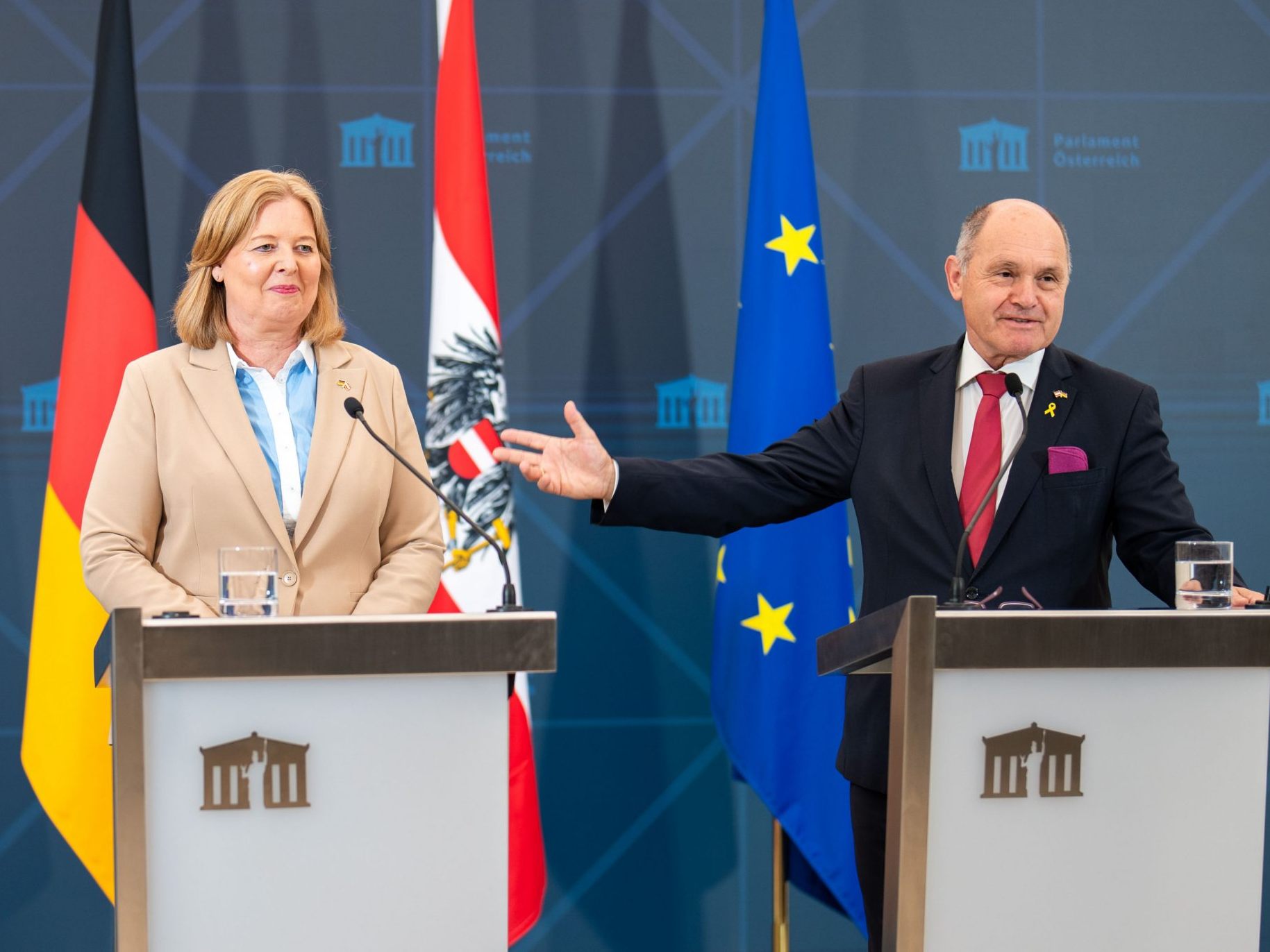 Bas und Sobotka sind gegen eine Kooperation mit EU-Skeptikern. Bas und Sobotka sind gegen eine Kooperation mit EU-Skeptikern.