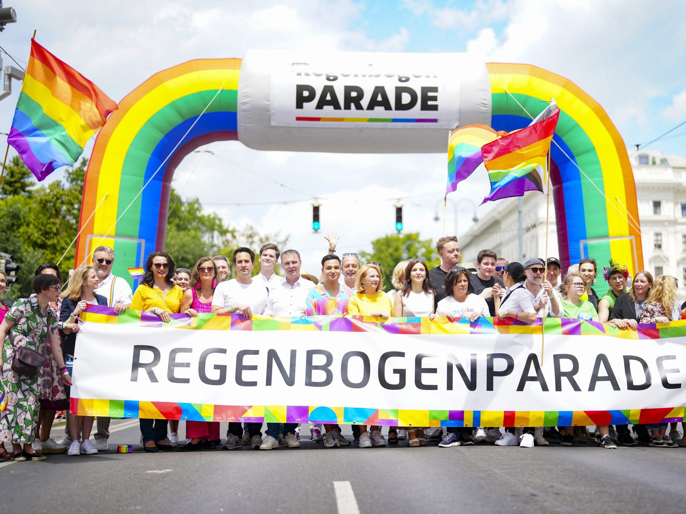 Auch in diesem Jahr findet die Regenbogenparade in Wien statt.
