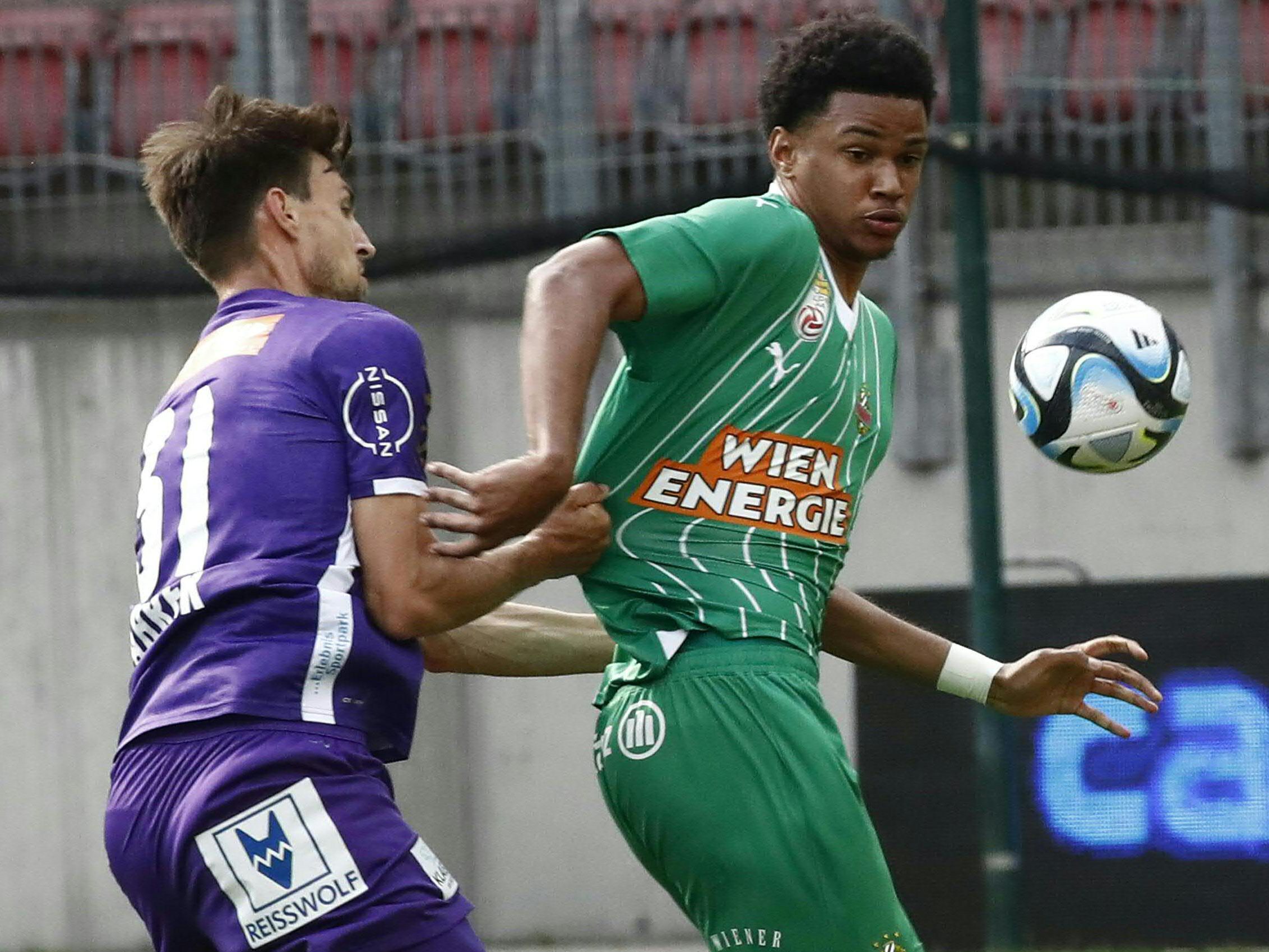 Das Goldtor für Rapid Wien fiel durch Mayulu.