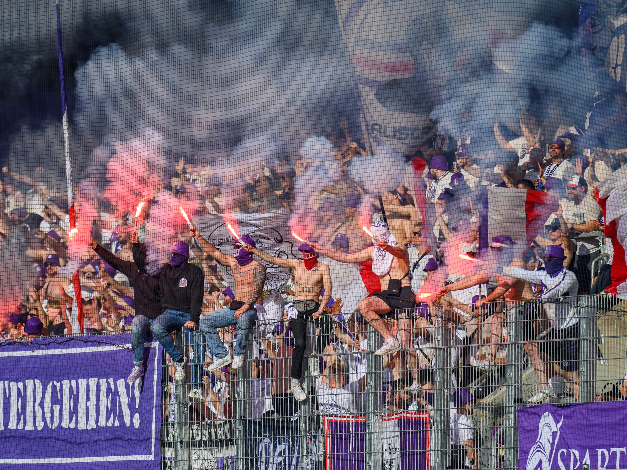 Die Fans der Wiener Austria können weiter vom Europacup träumen.