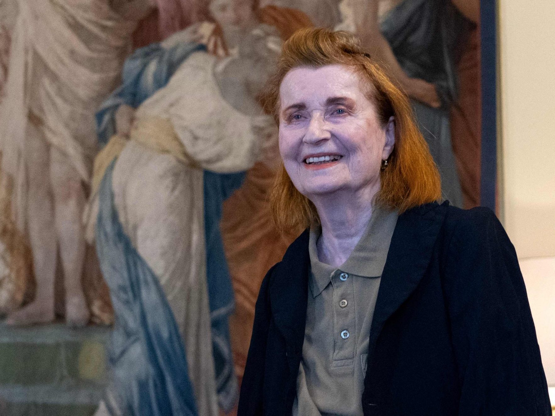 Elfriede Jelinek erhielt das Große Goldene Ehrenzeichen.