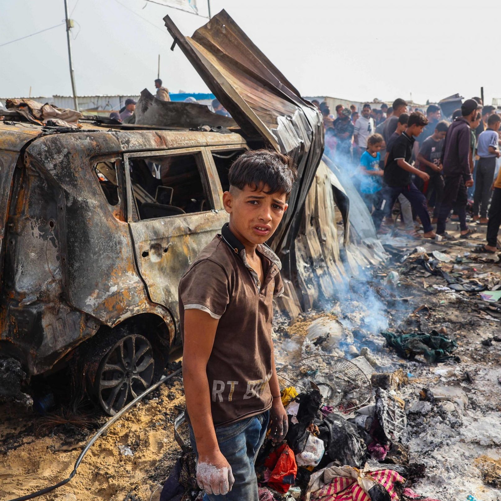 In einem früheren Stadium des Gaza-Kriegs Israels gegen Hamas hatte Israel die palästinensische Zivilbevölkerung aufgefordert, nach Rafah zu flüchten.