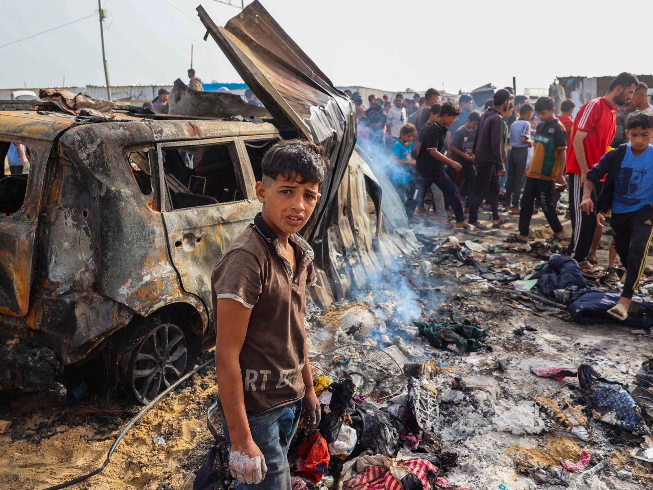 In einem früheren Stadium des Gaza-Kriegs Israels gegen Hamas hatte Israel die palästinensische Zivilbevölkerung aufgefordert, nach Rafah zu flüchten.