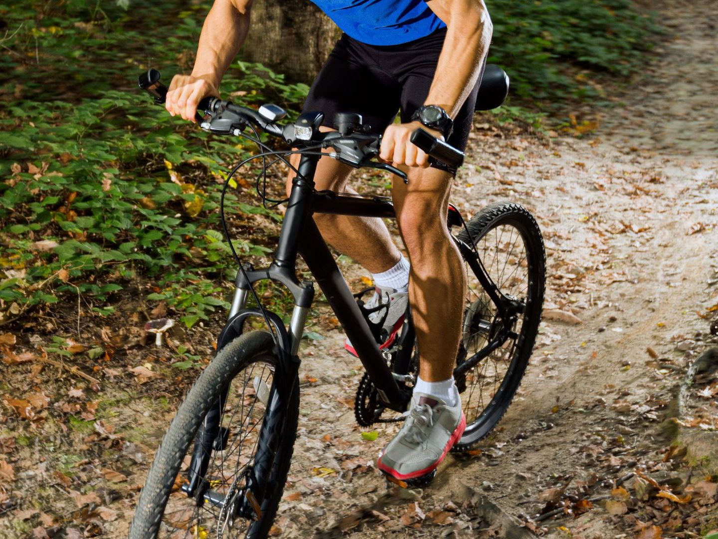 Schwieriger Rettungseinsatz nach einem Mountainbikesturz.