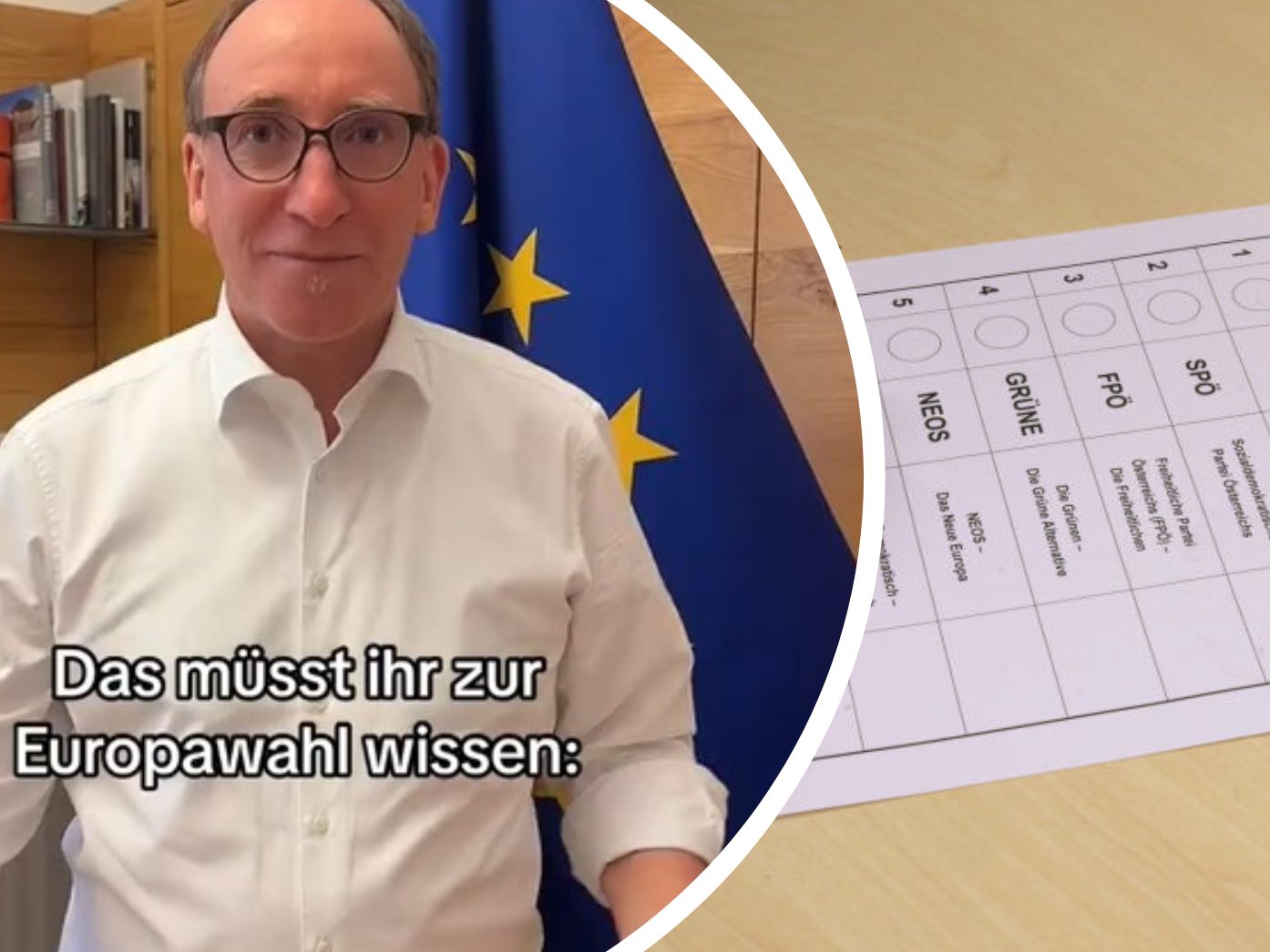 Rauch tanzt auf TikTok zur EU-Wahl.
