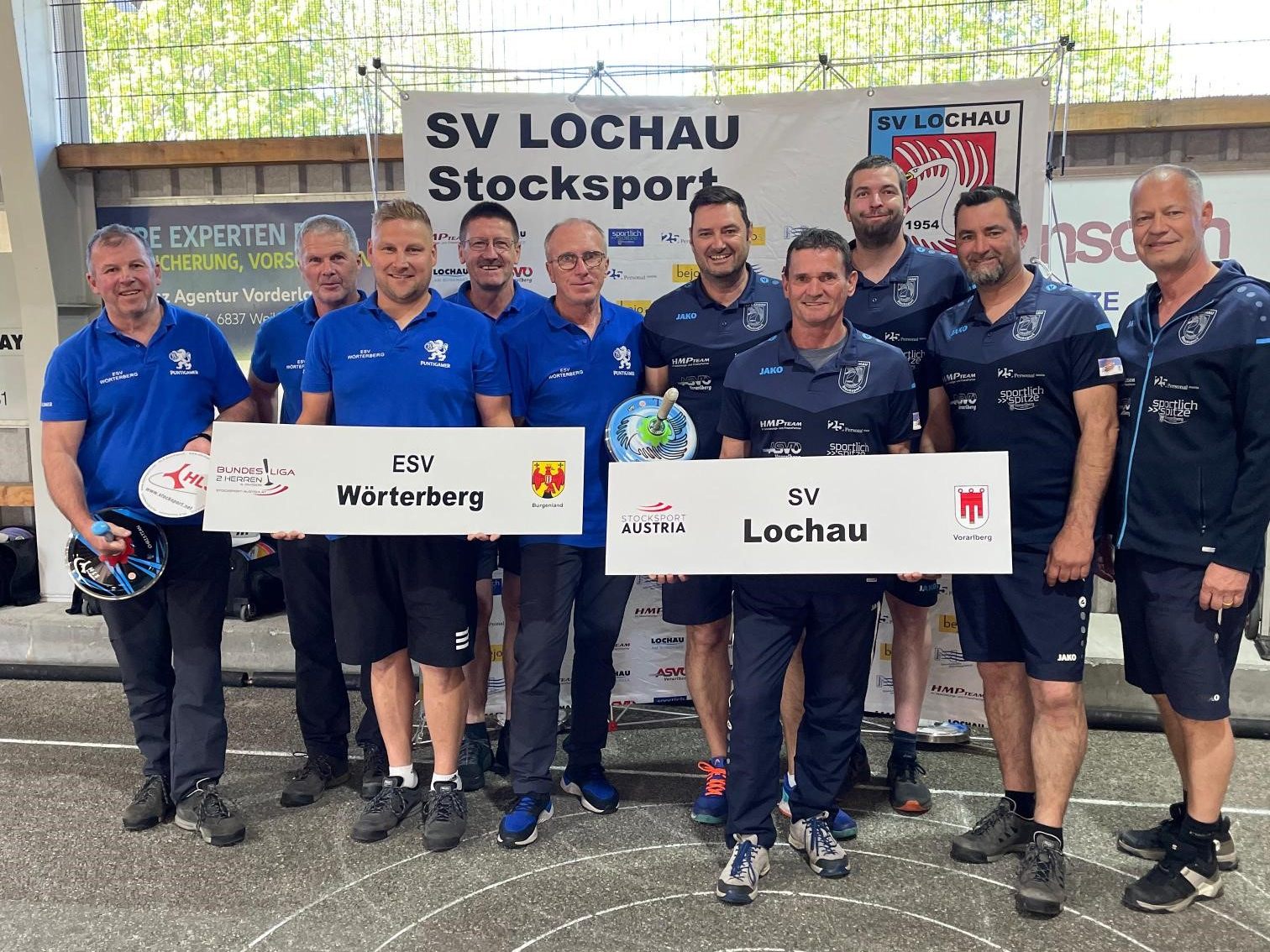 Die Teams von Wörterberg und Lochau