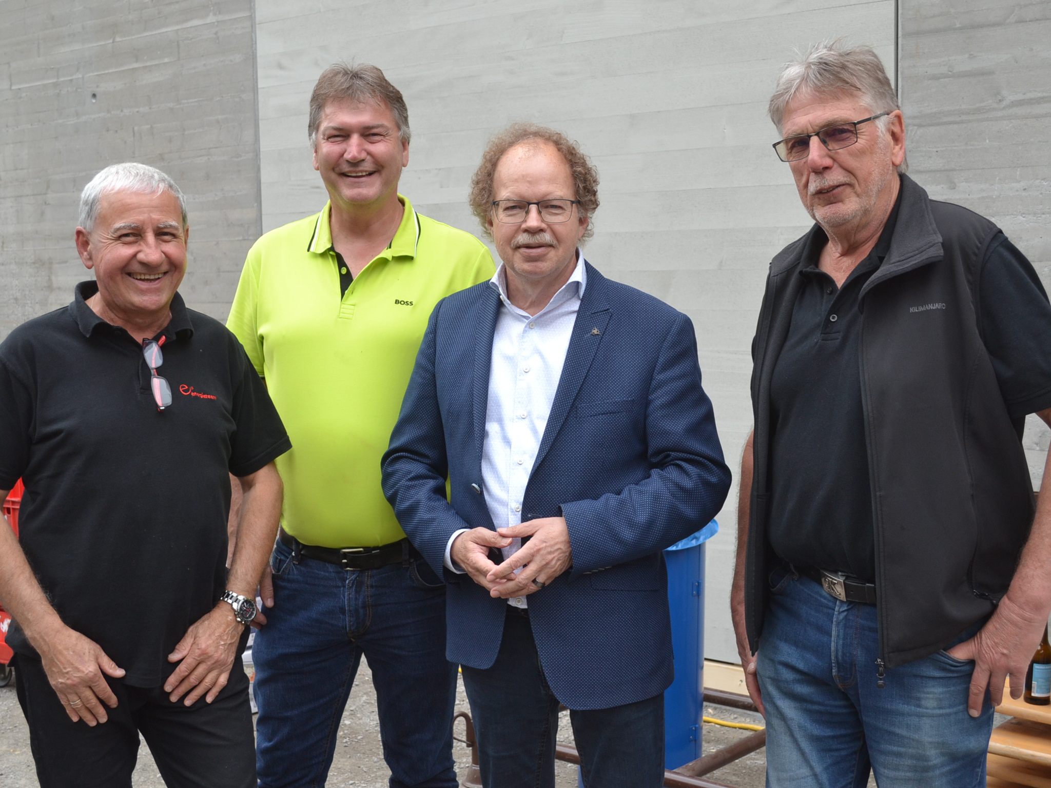 Die „Motoren“ hinter dem Projekt: Raimund Zaggl, Edwin Gaßner, Florian Kasseroler und Herbert Greussing. Die „Motoren“ hinter dem Projekt: Raimund Zaggl, Edwin Gaßner, Florian Kasseroler und Herbert Greussing.