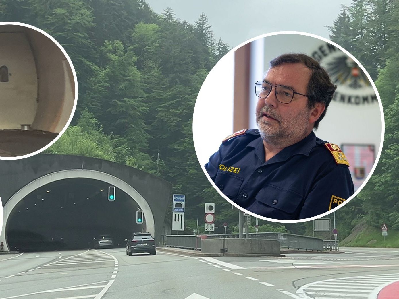 Gleich dreimal könnte jetzt beim Achraintunnel geblitzt werden. Gleich dreimal könnte jetzt beim Achraintunnel geblitzt werden.