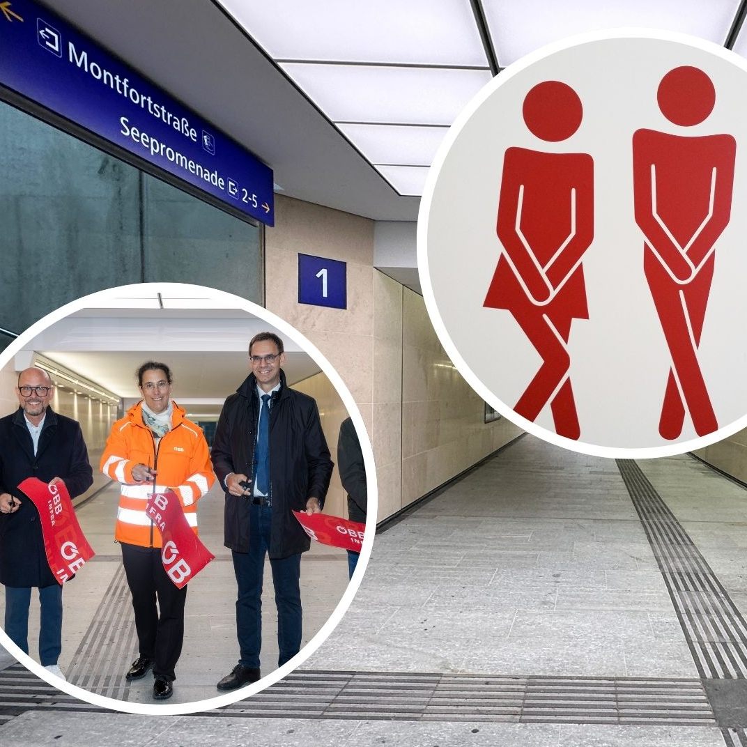 Die neue Hypo-Unteführung hat viele Annehmlichkeiten - aber kein öffentliches WC.