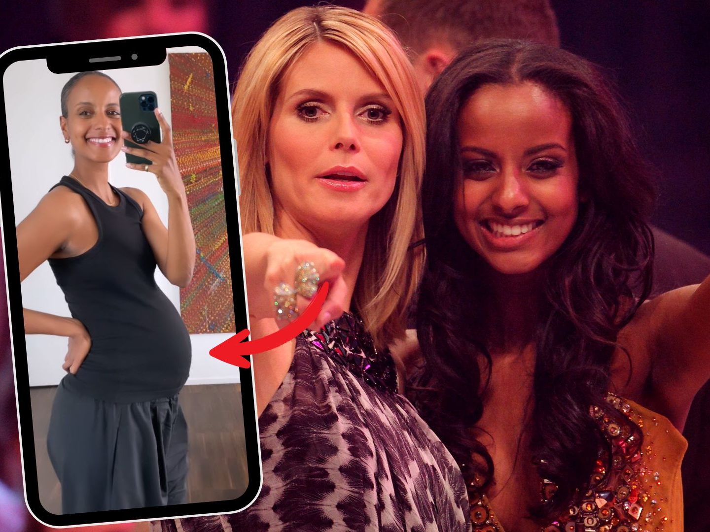 Siegerin aus GNTM 2009 Sara Nuru teilt zweite Schwangerschaft mit Siegerin aus GNTM 2009 Sara Nuru teilt zweite Schwangerschaft mit