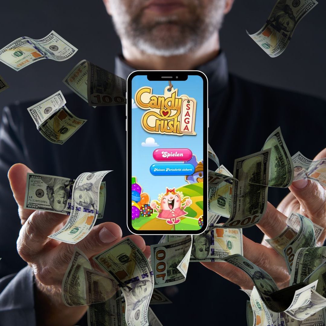 Spielsüchtiger Priester gibt Kirchengeld für Handyspiele aus