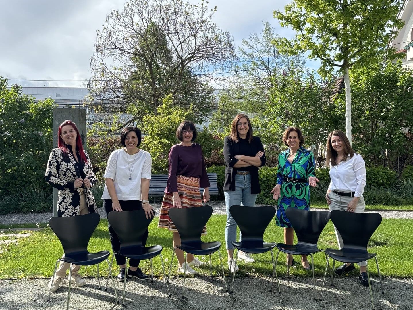 von li. nach re.: Manuela Lang (SPÖ), Eveline Mairer (Grüne), Ruth Lukesch (Neos), Julia Bickel (ÖVP), Doris Dobros (FPÖ), Derya Okurlu (HaK) von li. nach re.: Manuela Lang (SPÖ), Eveline Mairer (Grüne), Ruth Lukesch (Neos), Julia Bickel (ÖVP), Doris Dobros (FPÖ), Derya Okurlu (HaK)