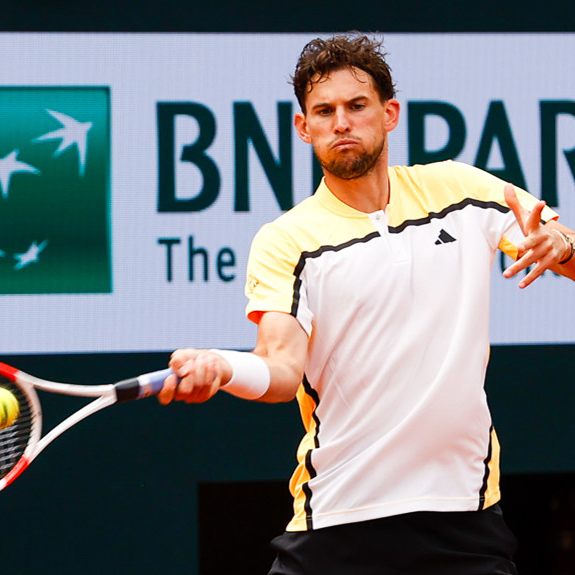 Dominic Thiem scheidet bei den French Open 2024 in der zweiten Qualifikationsrunde gegen Otto Virtanen aus.