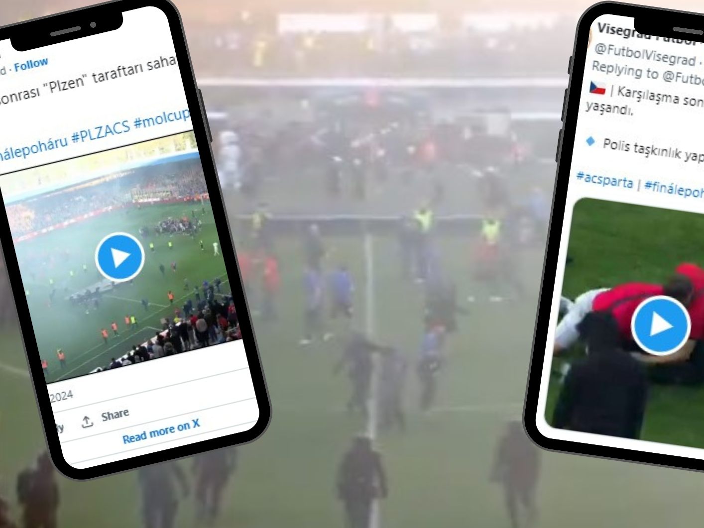 Massenschlägerei nach Pokalspiel