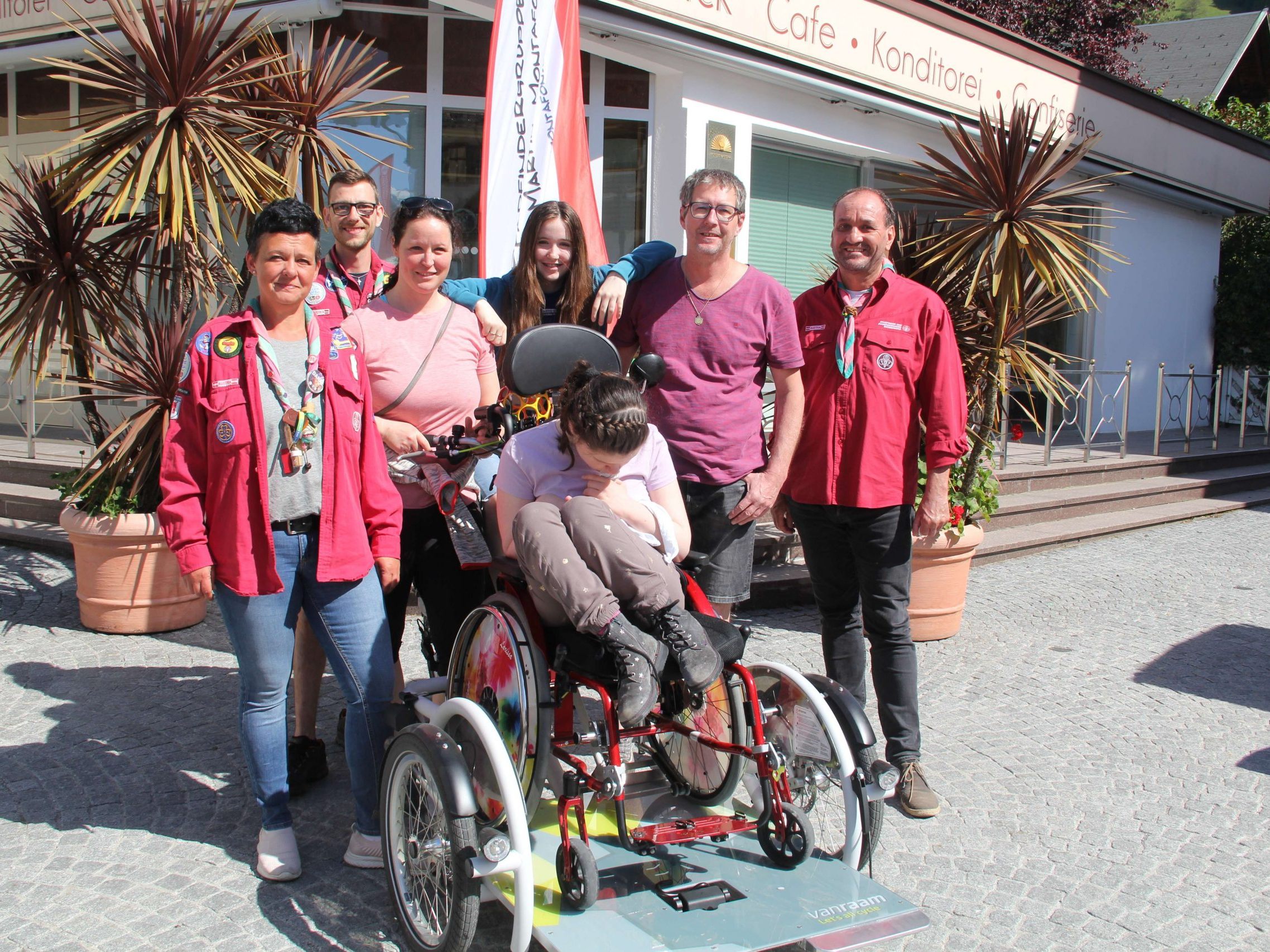Larissa Bergthaler war mit ihrer Familie mit dem neuen Lastenfahrrad gekommen. Larissa Bergthaler war mit ihrer Familie mit dem neuen Lastenfahrrad gekommen.