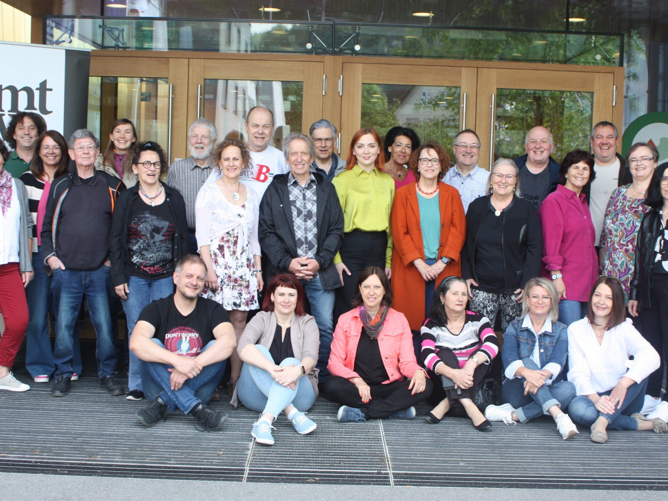 Der neue zusammengestellte Chor vom Musiktheater Vorarlberg freut sich auf die Aufführungen im Oktober in Götzis.