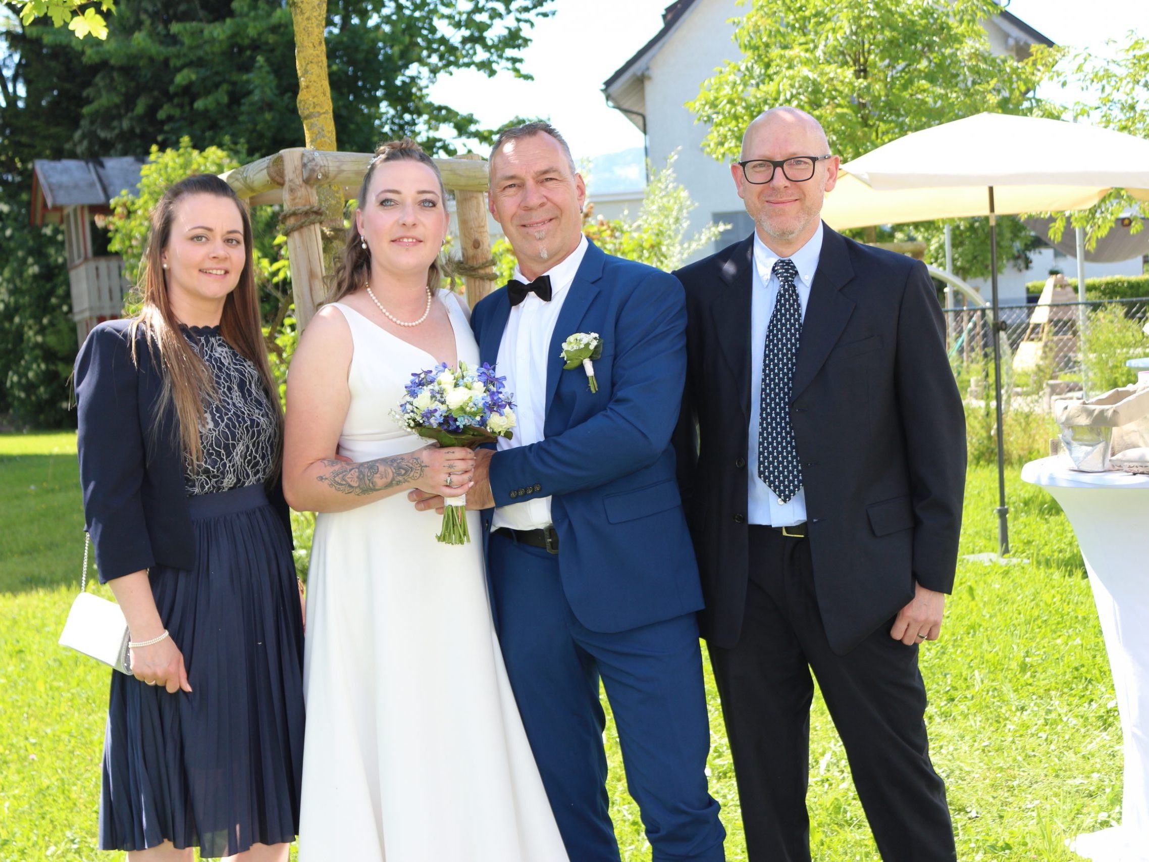 Jasmine Dörr und Thomas Grabher haben geheiratet. Jasmine Dörr und Thomas Grabher haben geheiratet.