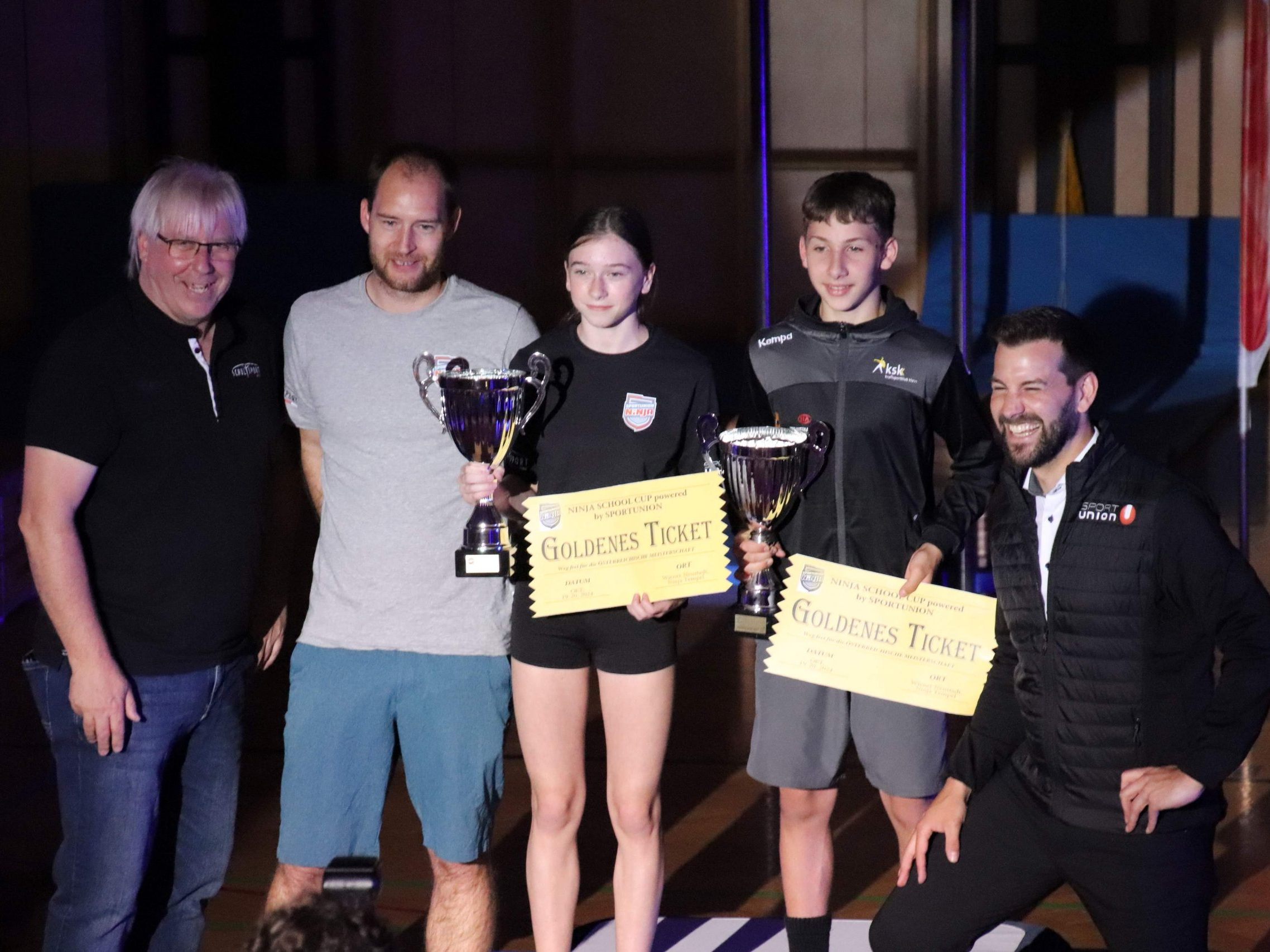 Nina erhielt ein "Goldenes Ticket" zur Bundesmeisterschaft. Nina erhielt ein "Goldenes Ticket" zur Bundesmeisterschaft.