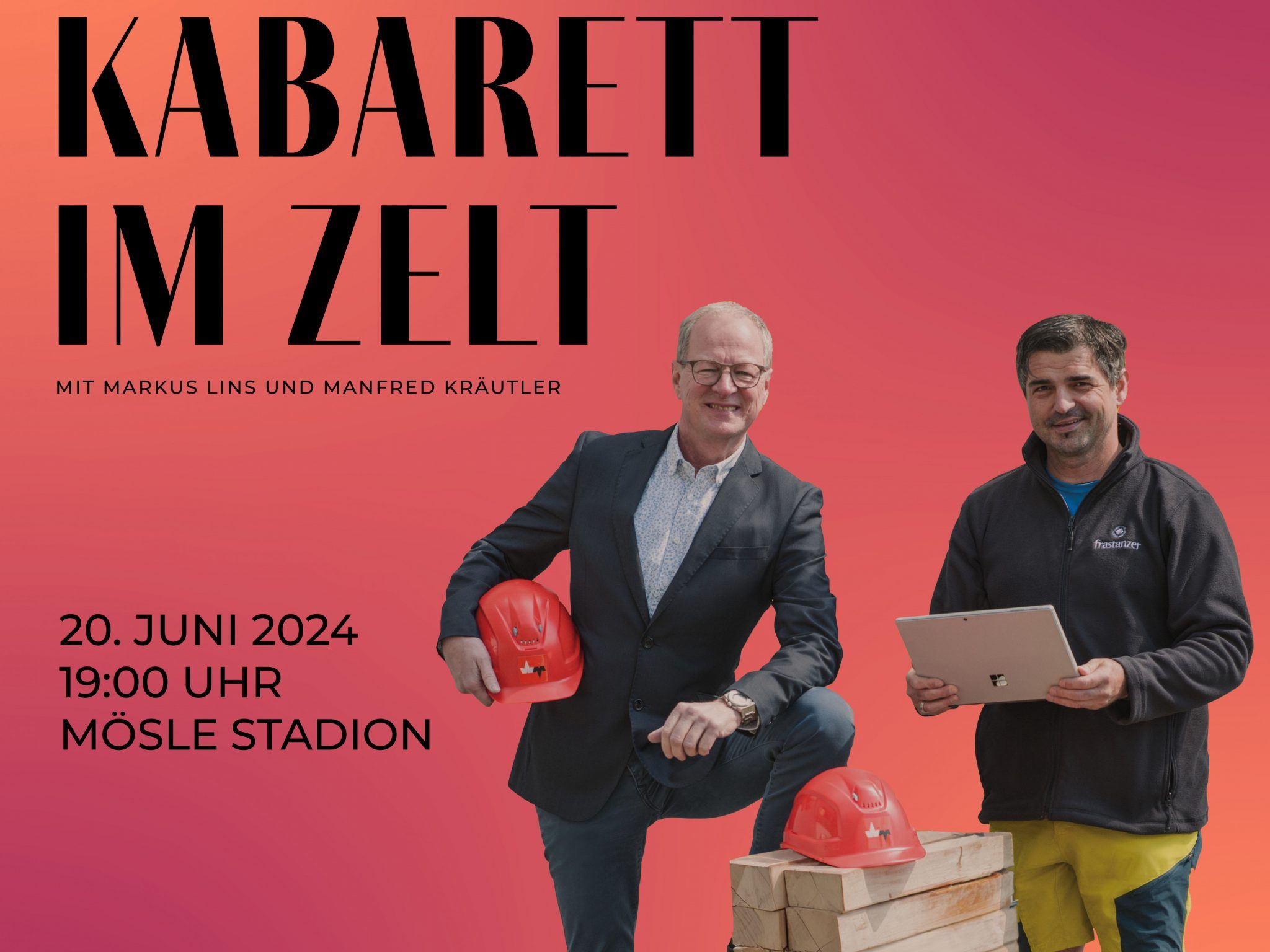 Kabarett im Zelt. Kabarett im Zelt.