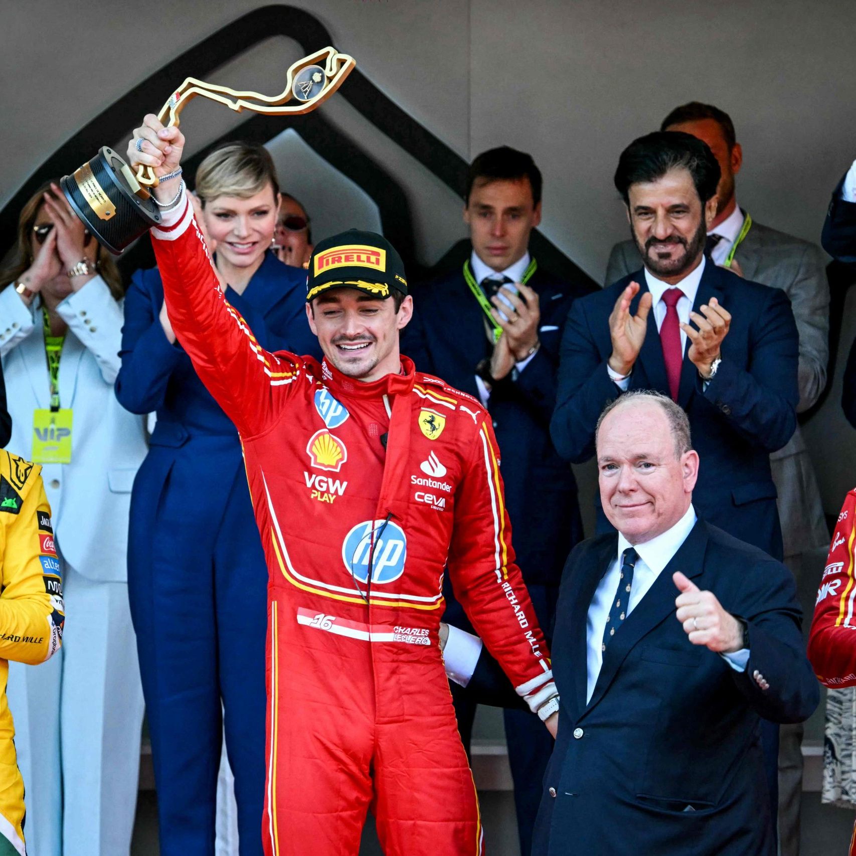 Leclerc gewann ungefährdet.