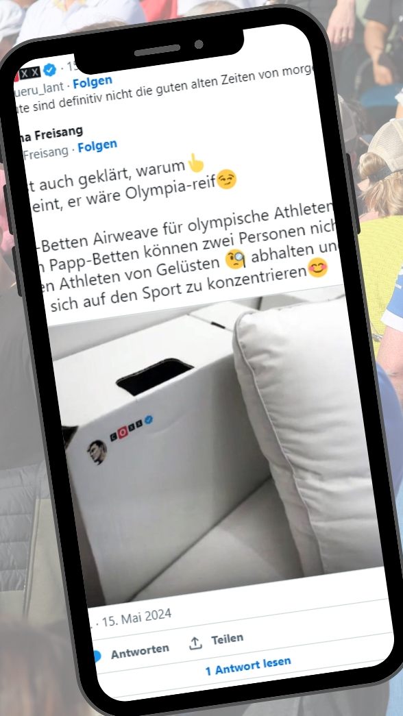 Sind die Betten im Olympia-Dorf "Sexsicher"?