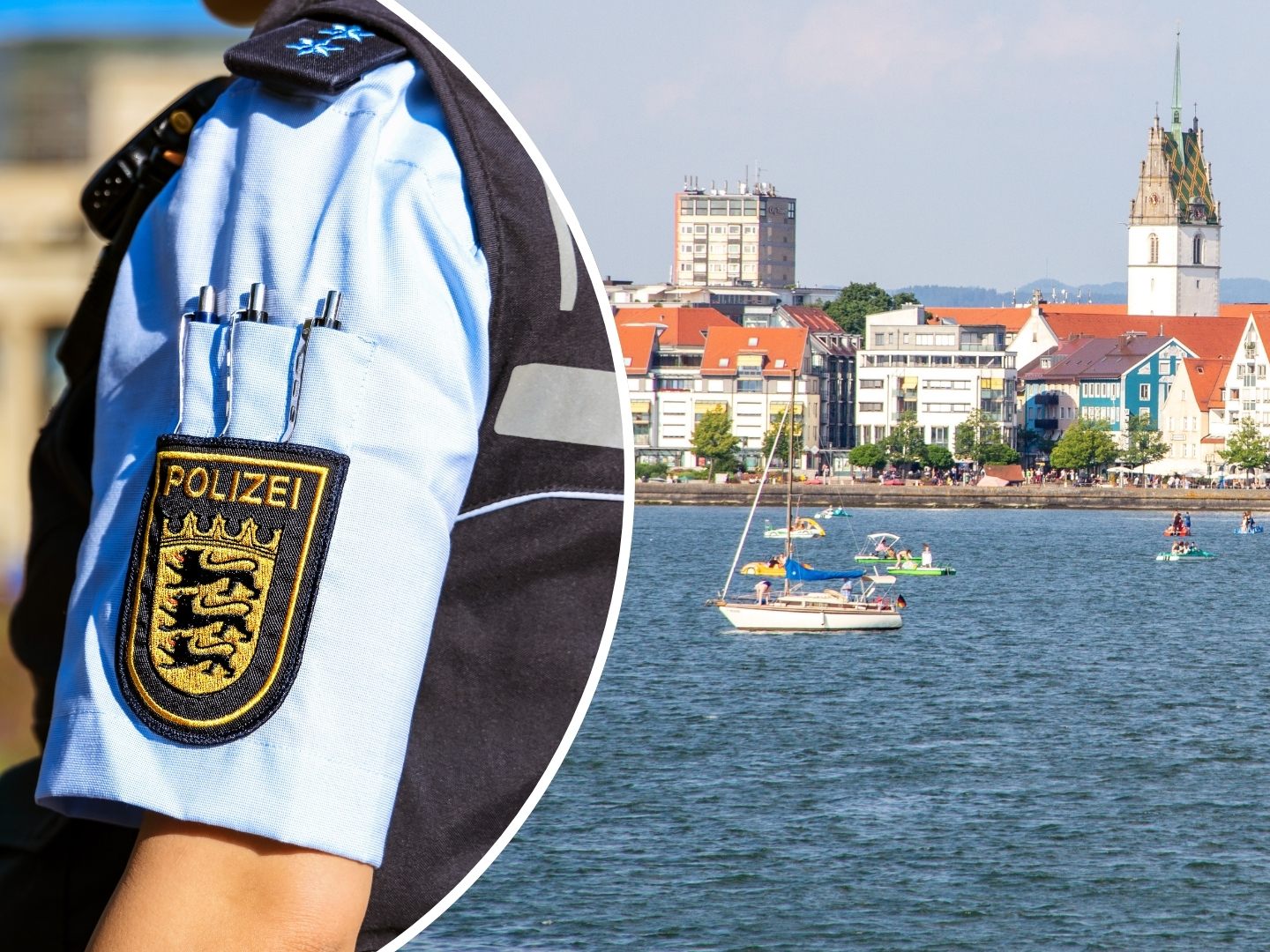 Mehrere Polizeibeamte und Rettungskräfte eilten zum Einsatzort. (Symbolbild)