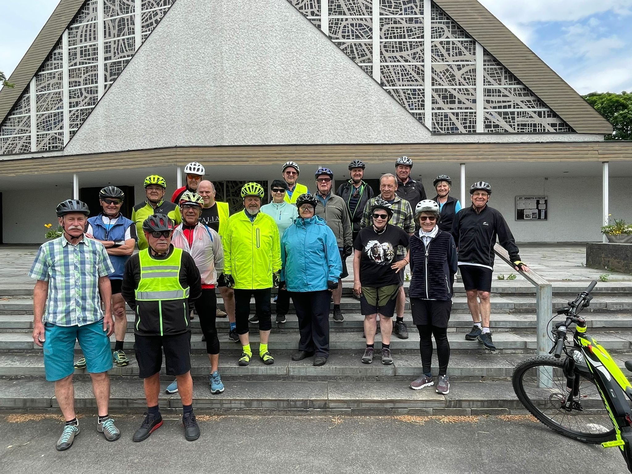 Bei der Radausfahrt der Seniorenrunde Rankweil waren viele Mitglieder mit dabei.