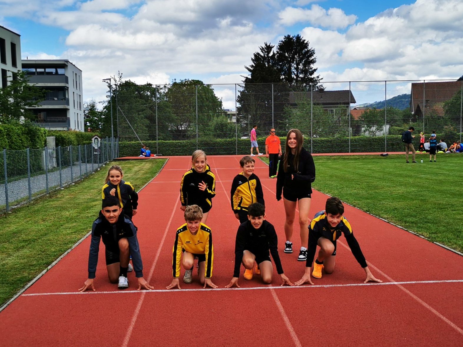 Die Gisinger AthletInnen in Lauterach. Die Gisinger AthletInnen in Lauterach.