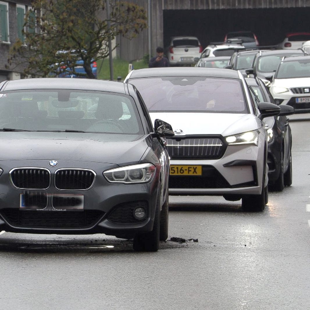 Verkehrsunfall nach Überholmanöver in Alberschwende.