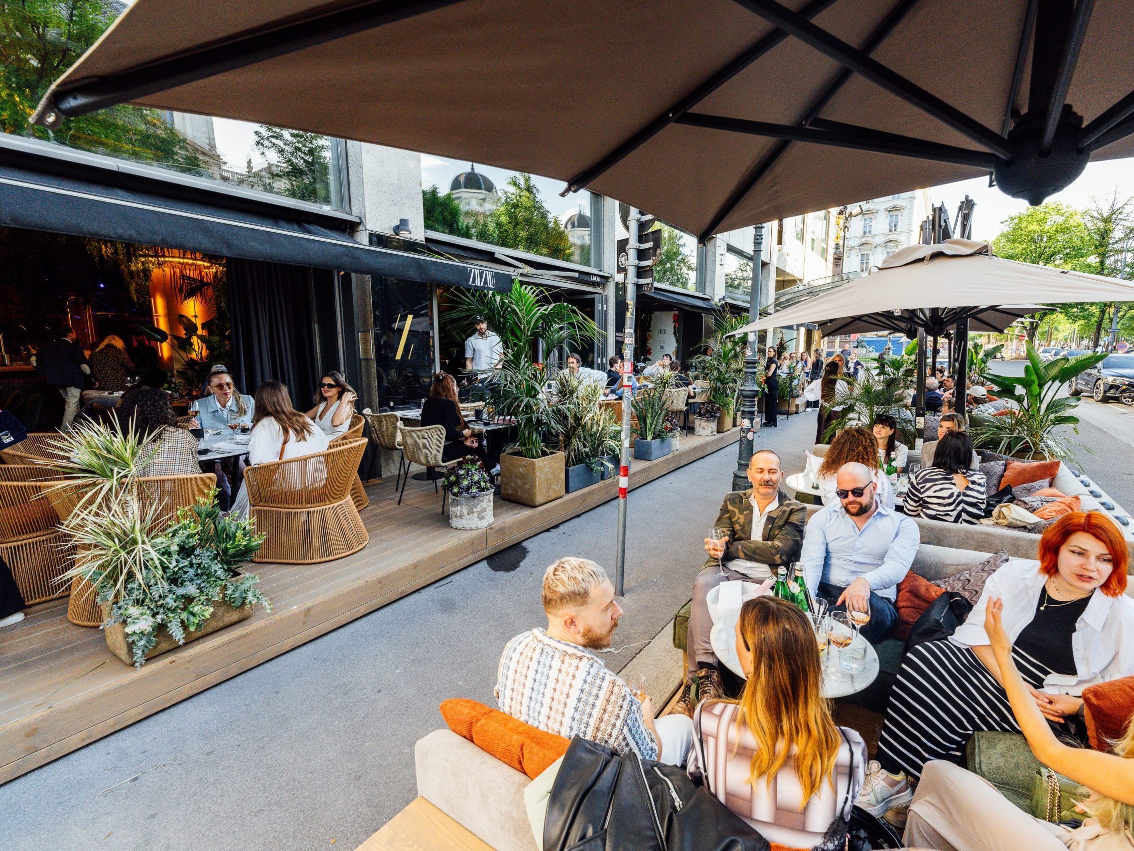Das Ziizuu am Wiener Schottentor hat kürzlich sein Terrace Opening gefeiert.