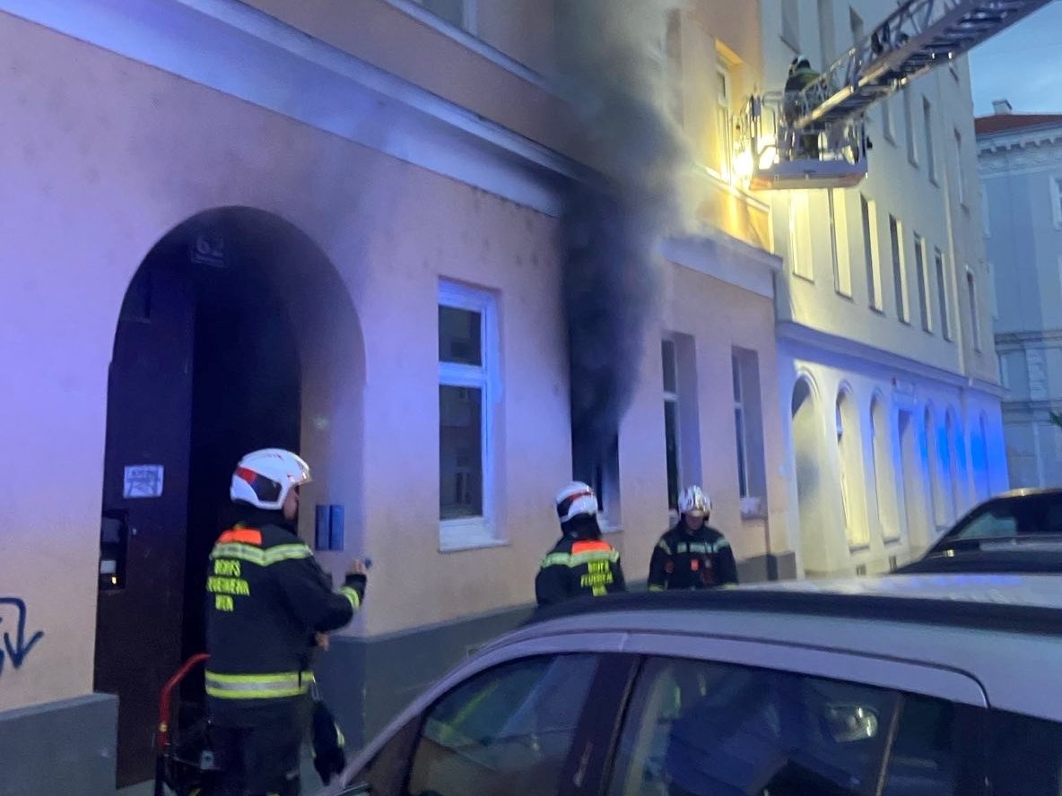 Feuerwehreinsatz in Wien-Währing.