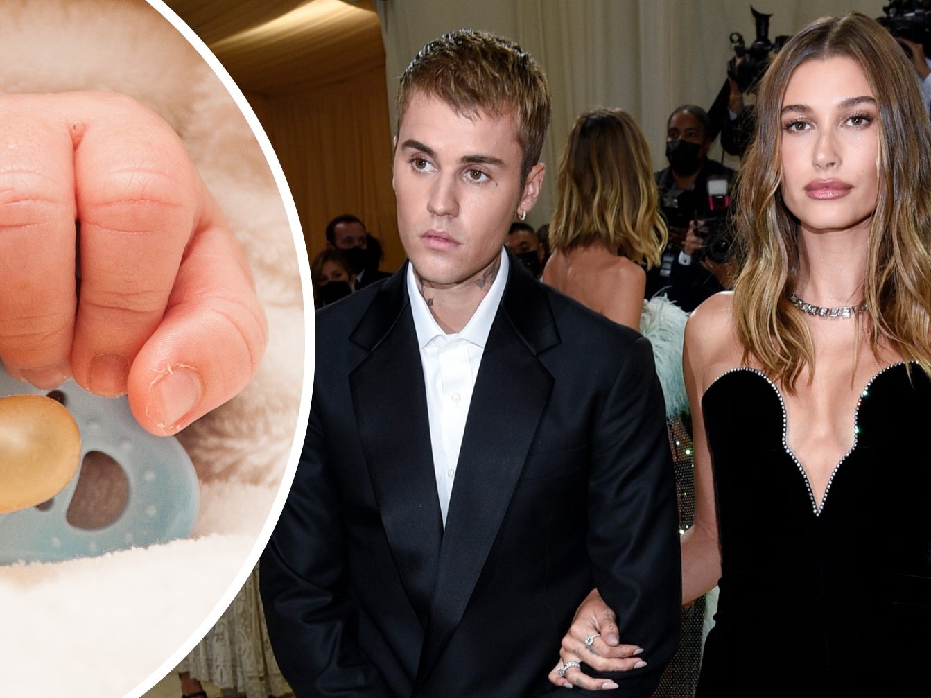 Bieber-Baby ist unterwegs.