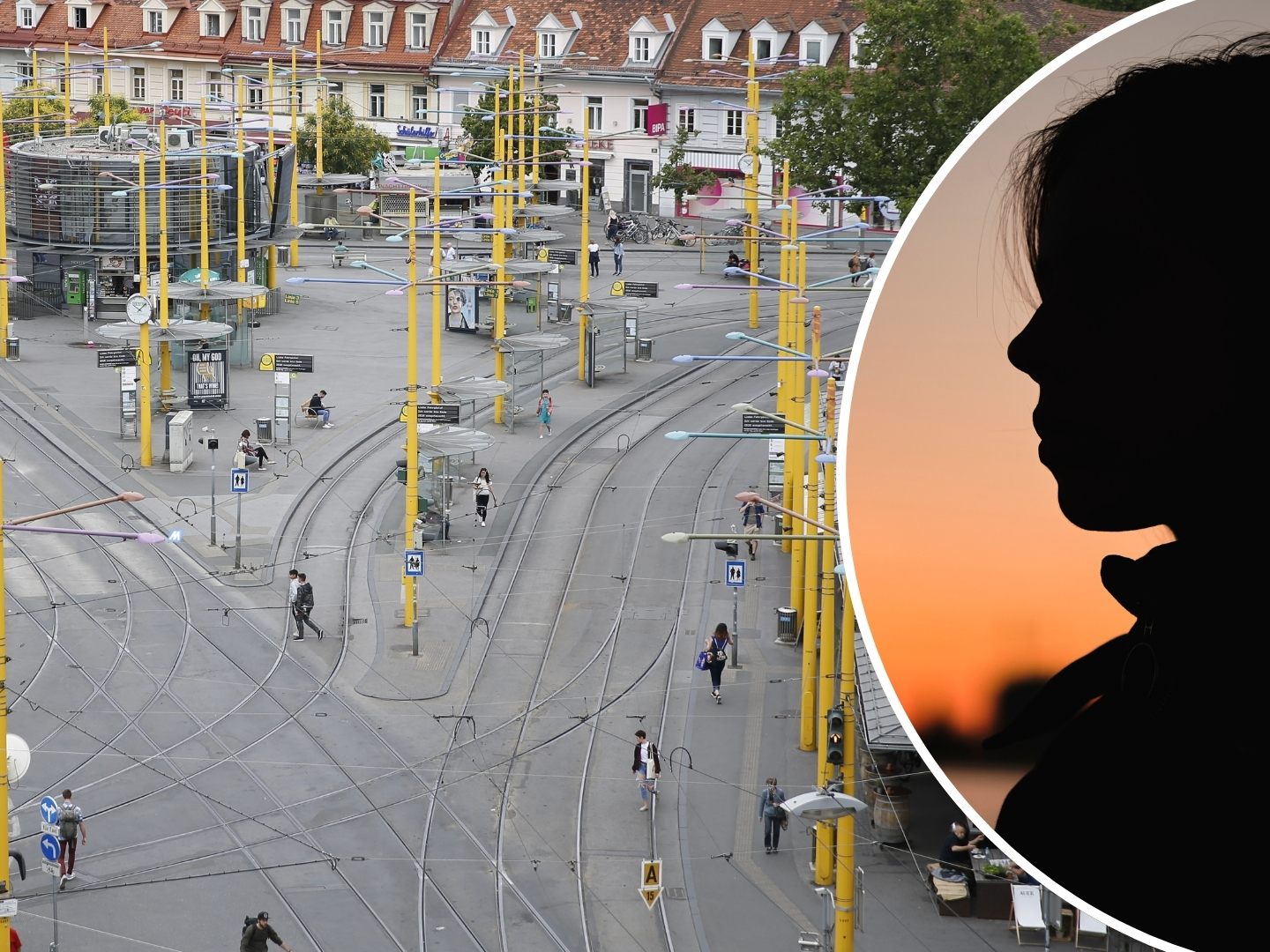 Ein erst 14-jähriges Mädchen soll eine terroristische Messerattacke am Grazer Jakominiplatz geplant haben. (Symbolbild)