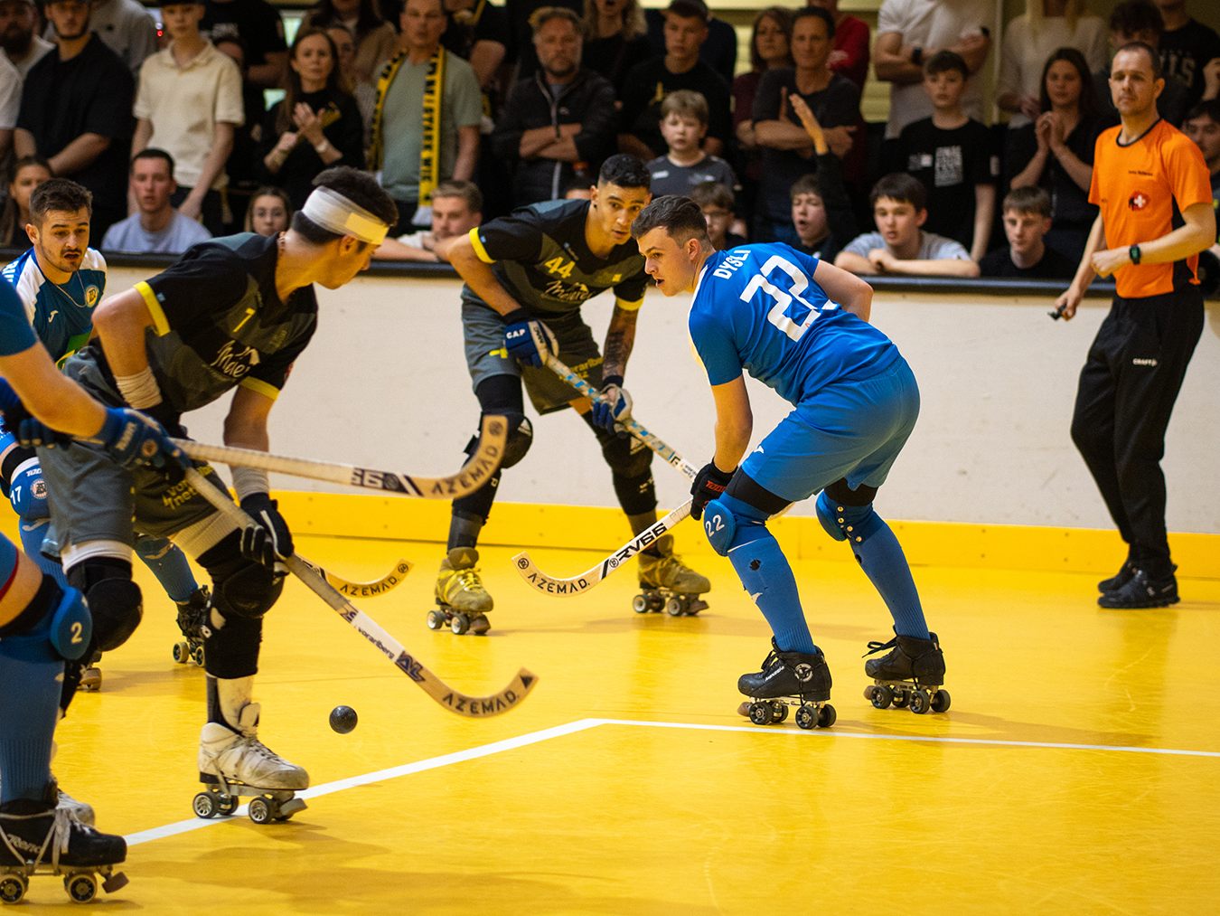 Am Samstag wird die Dornbirner Stadthalle beim Spiel RHC Dornbirn gegen Diessbach zur Rollhockey-Hochburg. Am Samstag wird die Dornbirner Stadthalle beim Spiel RHC Dornbirn gegen Diessbach zur Rollhockey-Hochburg.