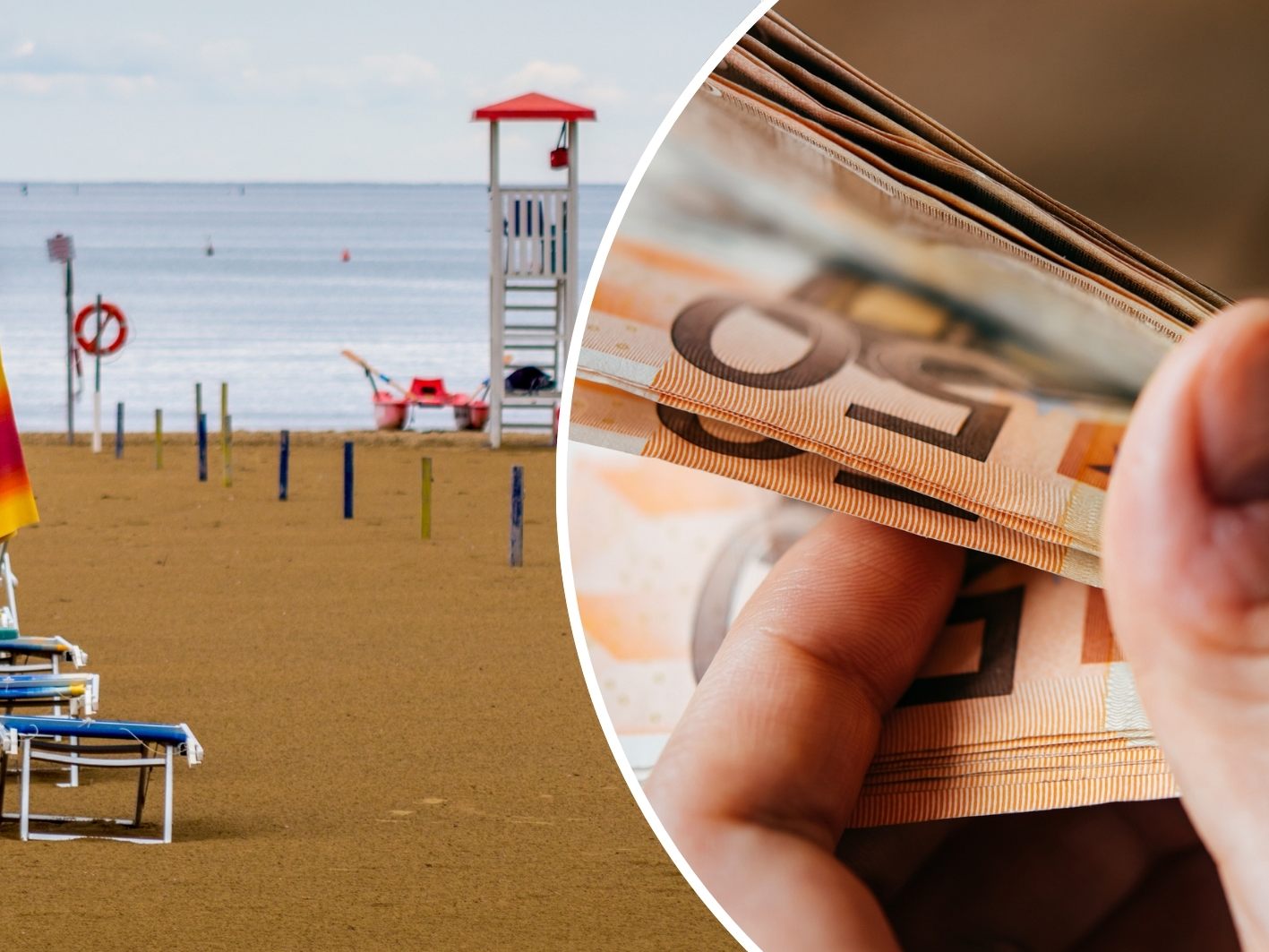 So viel kostet ein Strandtag in Lignano.