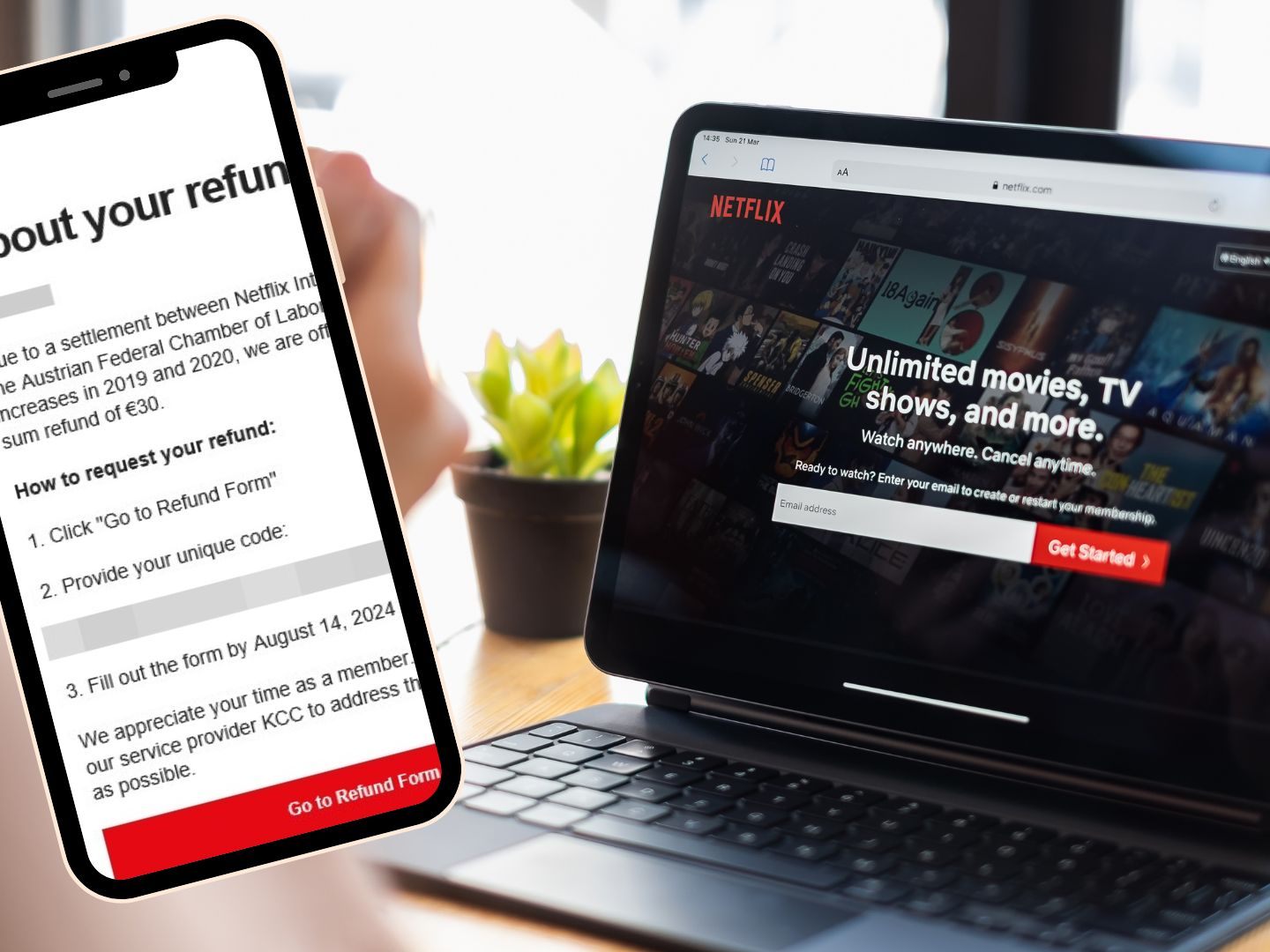 Vergleichsvereinbarung mit Netflix Vergleichsvereinbarung mit Netflix