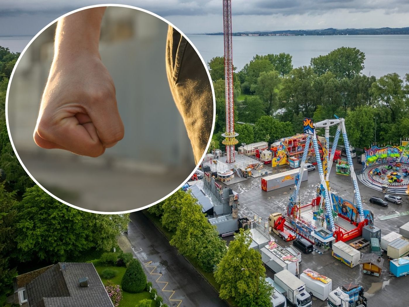 Raufhandel im Umfeld des Frühlingsfests: Polizei sucht Zeugen.