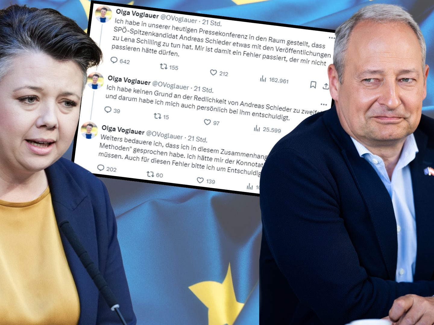Die Formulierung sei Voglauer nicht "rausgerutscht", sondern sei verlesen worden, meint Schieder. Die Formulierung sei Voglauer nicht "rausgerutscht", sondern sei verlesen worden, meint Schieder.