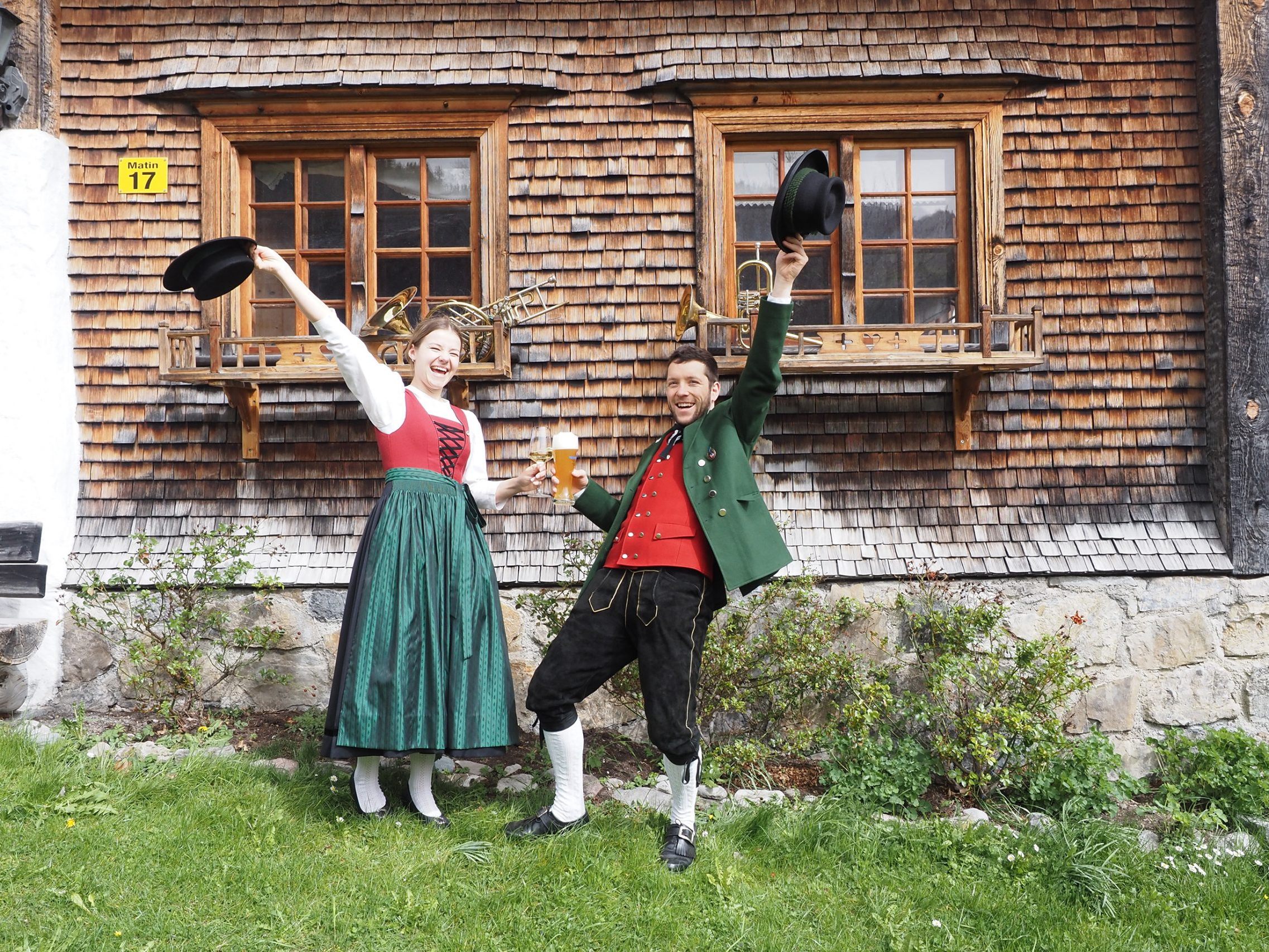 Obmannstellvertreterin Patricia Neier und Obmann Elias Fritsche freuen sich auf viele Gäste Obmannstellvertreterin Patricia Neier und Obmann Elias Fritsche freuen sich auf viele Gäste