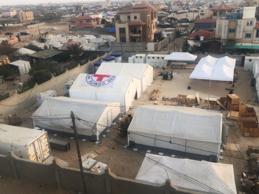 IKRK-Feldspital im Gazastreifen IKRK-Feldspital im Gazastreifen