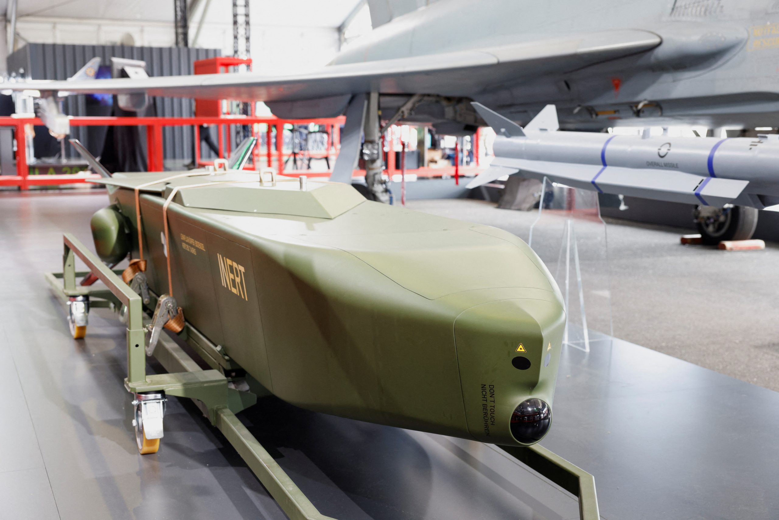 Der Marschflugkörper des Typs Taurus. Der Marschflugkörper des Typs Taurus.